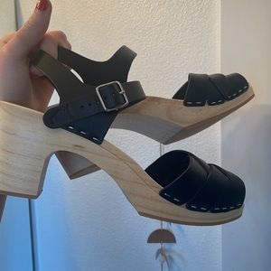 Sandgrens Clogs. Rio Grande High Rise - Black. Size 41, 10 women’s.